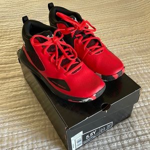 Boys UA basketball shoes